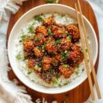 Volcano Chicken: Sweet and Savory Fried Chicken Tossed in a Spicy Honey Buffalo Sauce Recipe