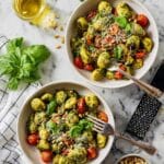 Pesto Gnocchi with Cherry Tomatoes and Basil Recipe