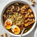 Homemade Ramen with Chicken, Mushrooms, and a Savory Broth Recipe