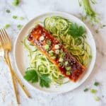 Grilled Salmon with Sriracha Honey Glaze Recipe
