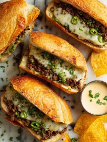Ground Beef Philly Cheesesteak Recipe