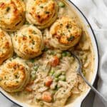 Chicken Pot Pie with Biscuits Recipe