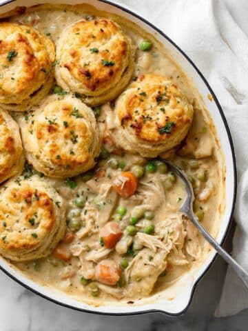 Chicken Pot Pie with Biscuits Recipe