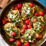 Cheesy Pesto Stuffed Chicken Recipe