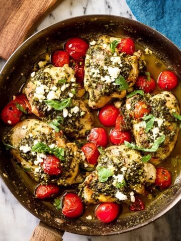 Cheesy Pesto Stuffed Chicken Recipe