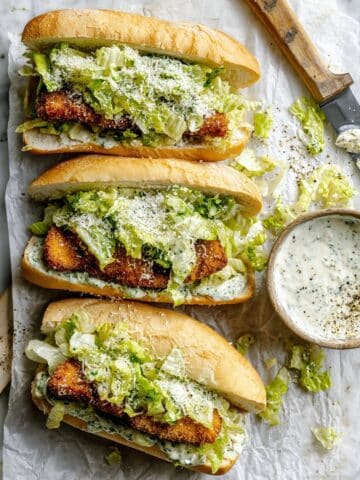 Chicken Caesar Sandwiches Recipe