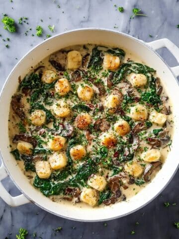 How To Cook Trader Joe's Cauliflower Gnocchi in a Creamy Veggie Sauce Recipe