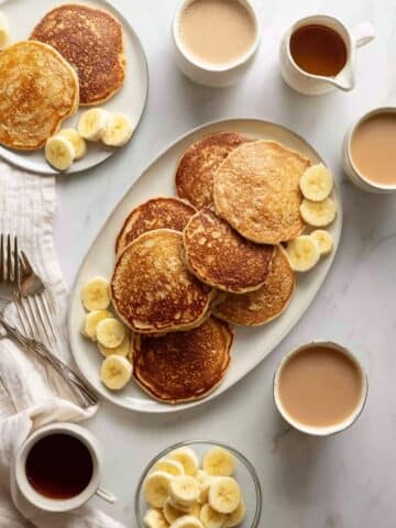 Healthy Banana Oatmeal Pancakes (Made in the Blender!) Recipe