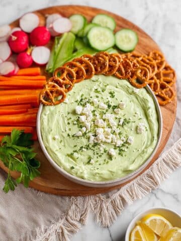 Green Goddess Whipped Feta Dip Recipe