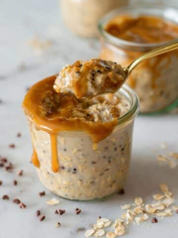 Salted Caramel Overnight Oats Recipe