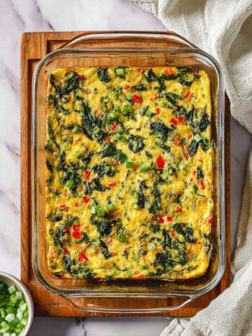 Cottage Cheese Egg Bake with Veggies Recipe