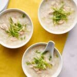 Creamy Chicken Congee (Jook) Recipe
