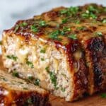 Juicy Garlic Parmesan Chicken Meatloaf Recipe