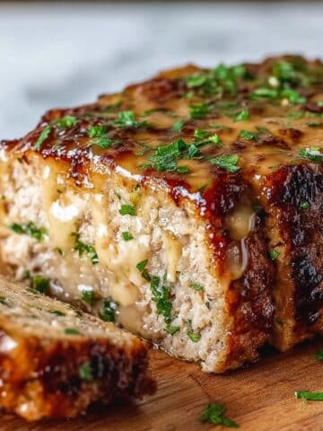 Juicy Garlic Parmesan Chicken Meatloaf Recipe