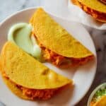 Crispy Buffalo White Bean Tacos (Vegan) Recipe