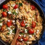 One Pot Mediterranean Chicken and Orzo Recipe