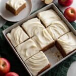 Moist Applesauce Cake with Cream Cheese Frosting Recipe