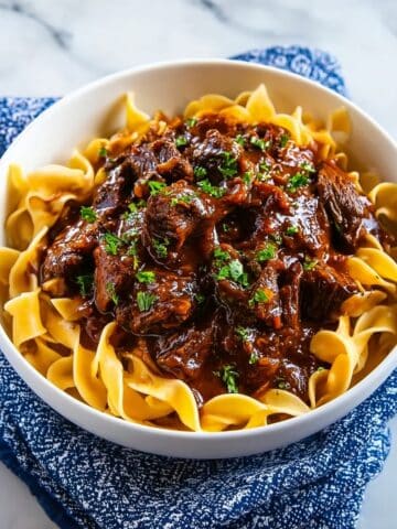 Slow Cooker Korean Beef Noodles Recipe