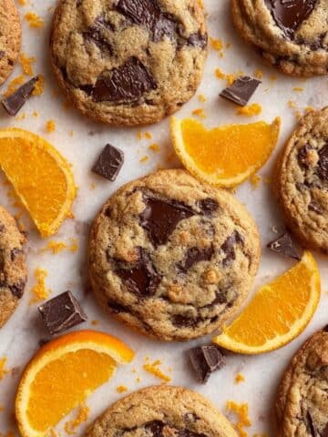 Orange Dark Chocolate Chunk Cookies Recipe