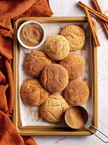 Brown Butter Snickerdoodle Cookies Recipe