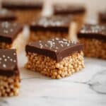 Puffed Quinoa Peanut Butter Chocolate Bars Recipe