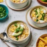 Slow Cooker White Chicken Chili with Cottage Cheese and Green Chiles Recipe