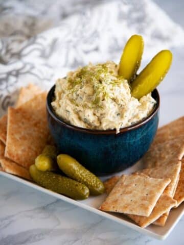 Dill Pickle Hummus Recipe