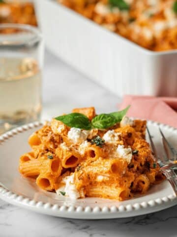 Turkey Baked Ziti with Creamy Cottage Cheese and Hidden Veggie Sauce Recipe