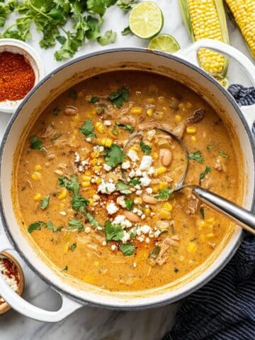 Street Corn Chicken Chowder (Slow Cooker + Stovetop!) Recipe