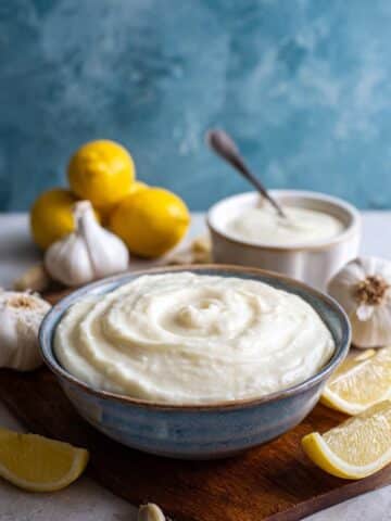 Toum Lebanese Garlic Sauce Recipe