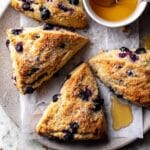 Tender Gluten-Free Blueberry Almond Flour Scones Recipe