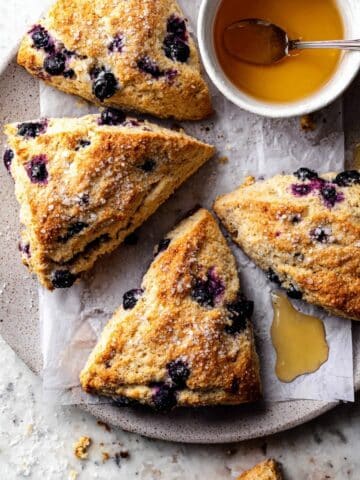 Tender Gluten-Free Blueberry Almond Flour Scones Recipe