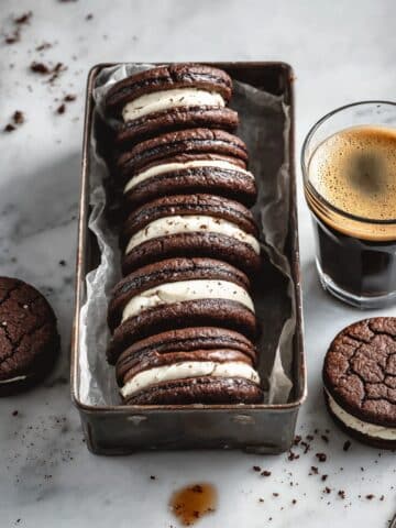 Tiramisu Brownie Crinkle Cookies Recipe