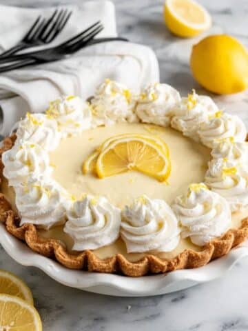 Lemon Sour Cream Pie Recipe