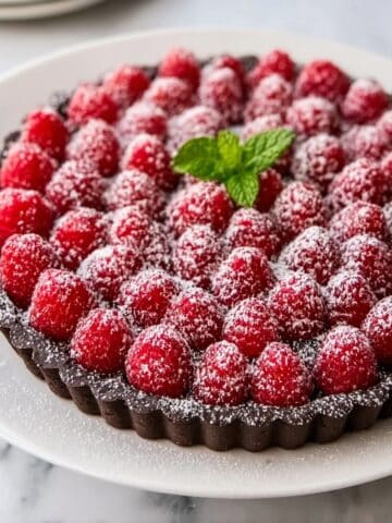 Easy Chocolate Raspberry Tart Recipe