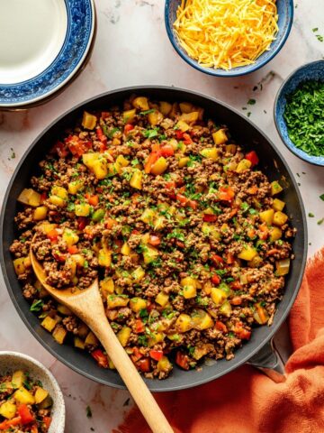 Ground Beef and Potato Skillet Recipe