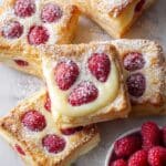 Easy Raspberry Cream Cheese Danish with Puff Pastry Recipe