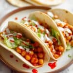Buffalo Chickpea Tacos Recipe