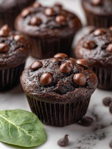Chocolate Spinach Muffins Recipe