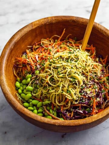 Sesame Ginger Edamame Noodles Recipe