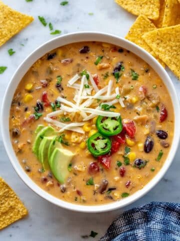 Creamy Vegetarian Tortilla Soup (Easy & Hearty) Recipe