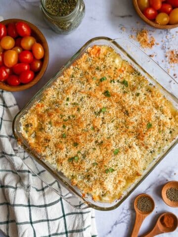 White Bean and Pesto Bake Recipe