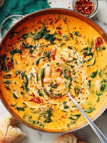 Marry Me Butter Beans with Creamy Tuscan Sauce Recipe