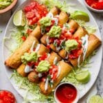 Beef Taquitos with Crispy, Baked, Fried, or Air-Fried Options Recipe