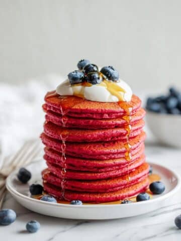 Pink Beet Pancakes Recipe