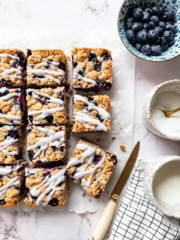 Blueberry Sourdough Discard Coffee Cake Recipe