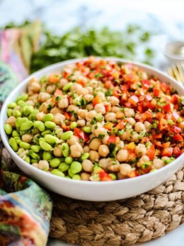 Chickpea and Edamame Salad Recipe