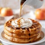 Homemade Apple Cinnamon Waffles Recipe