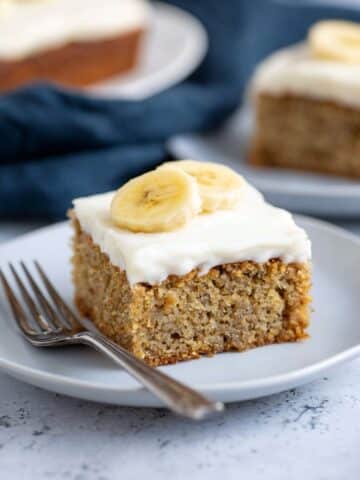 Banana Oat Flour Cake Recipe