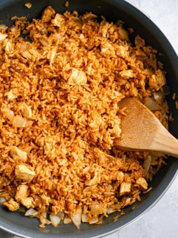 Crispy Fried Chicken Fried Rice Recipe